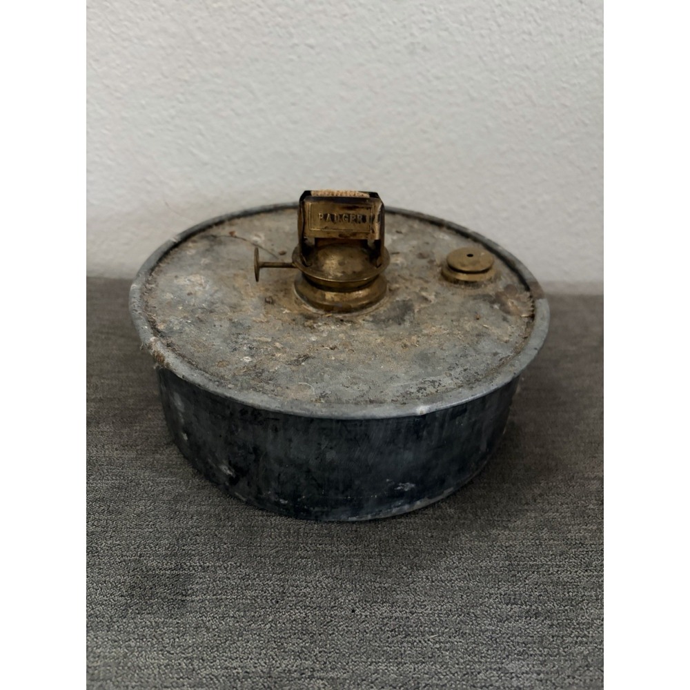 Vintage P&A Mfg. Co. Badger Oil Heater Font Primitive Repurpose